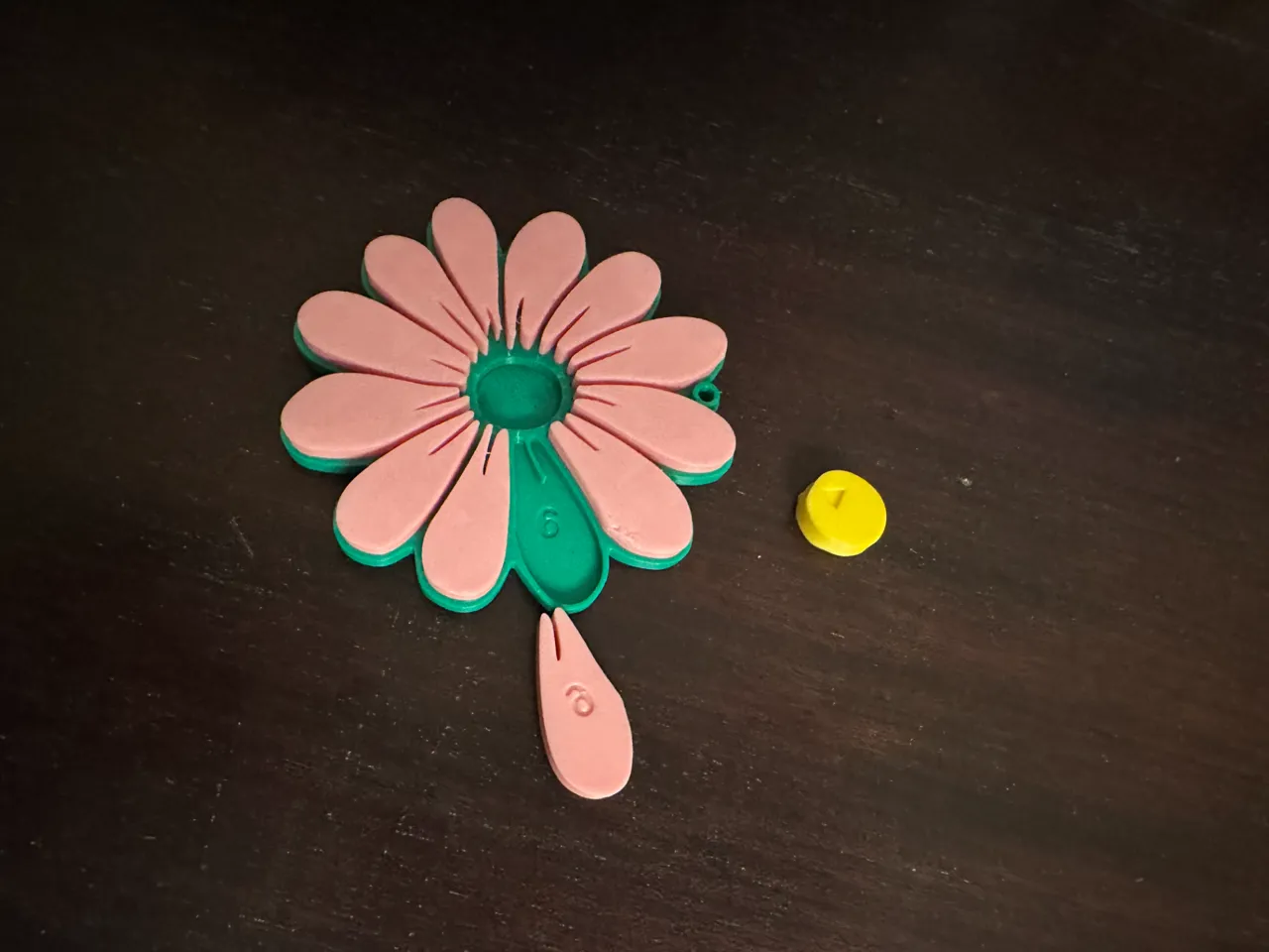 Easy Print Flower Keychain/Necklace/Earrings view 3