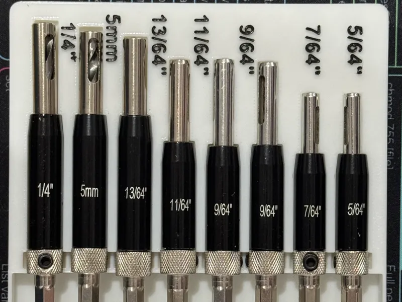 Gridfinity - Self-Centring Drill Bit Tray