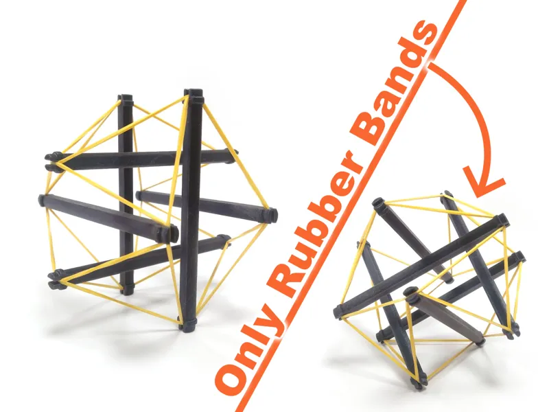 "The Thing" (Het Ding) - A Tensegrity Sculpture