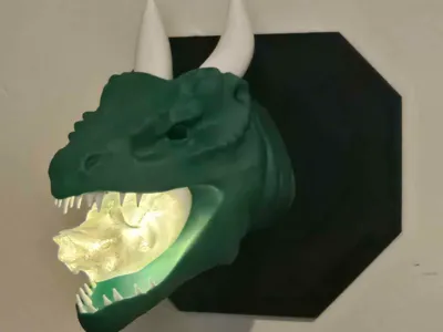 Light up fire beathing dragon