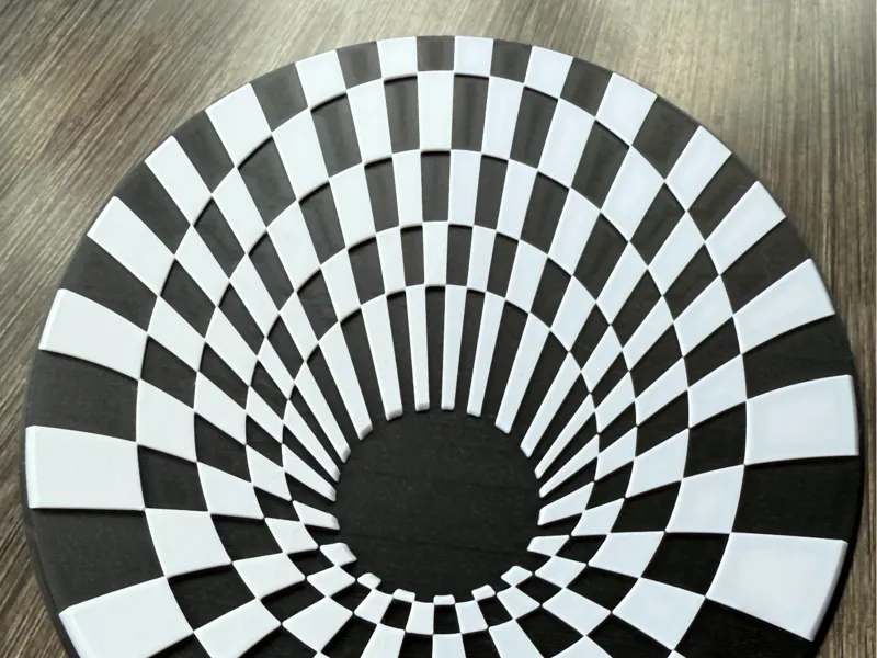 Anamorphic Hole Illusion