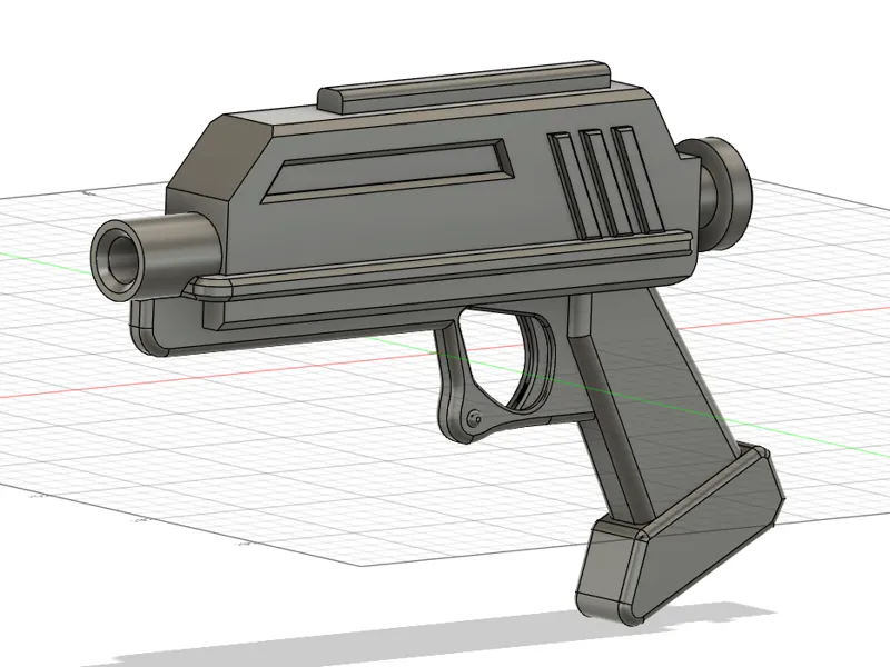 Clone Wars DC 17 Blaster (animated)