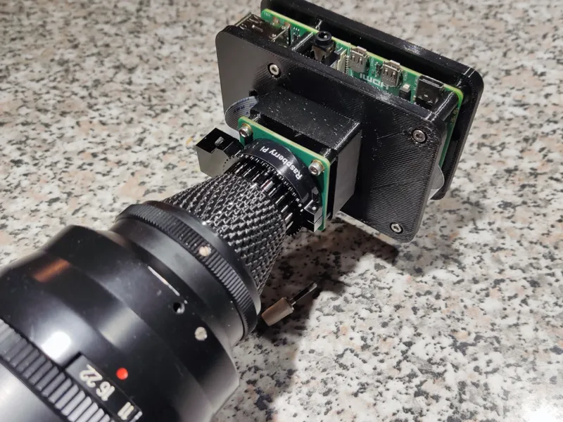 CS-M42 lens adapter - fit with Raspberry PI HQ cam