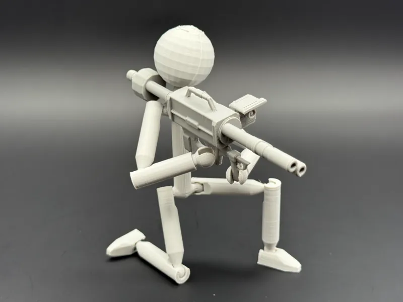 单兵双发火箭筒