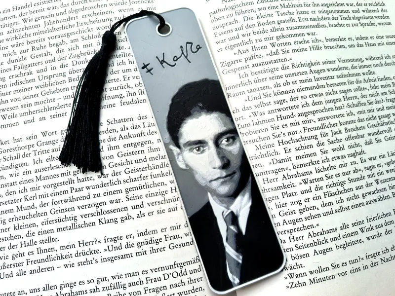 Kafka Bookmark, 3 colors HueForge