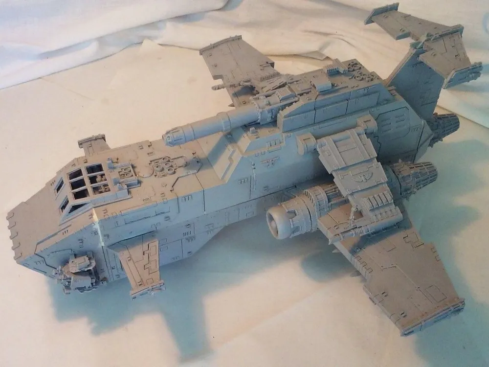 Space Marine Thunderhawk Gunship by Mikey Clark - MakerWorld