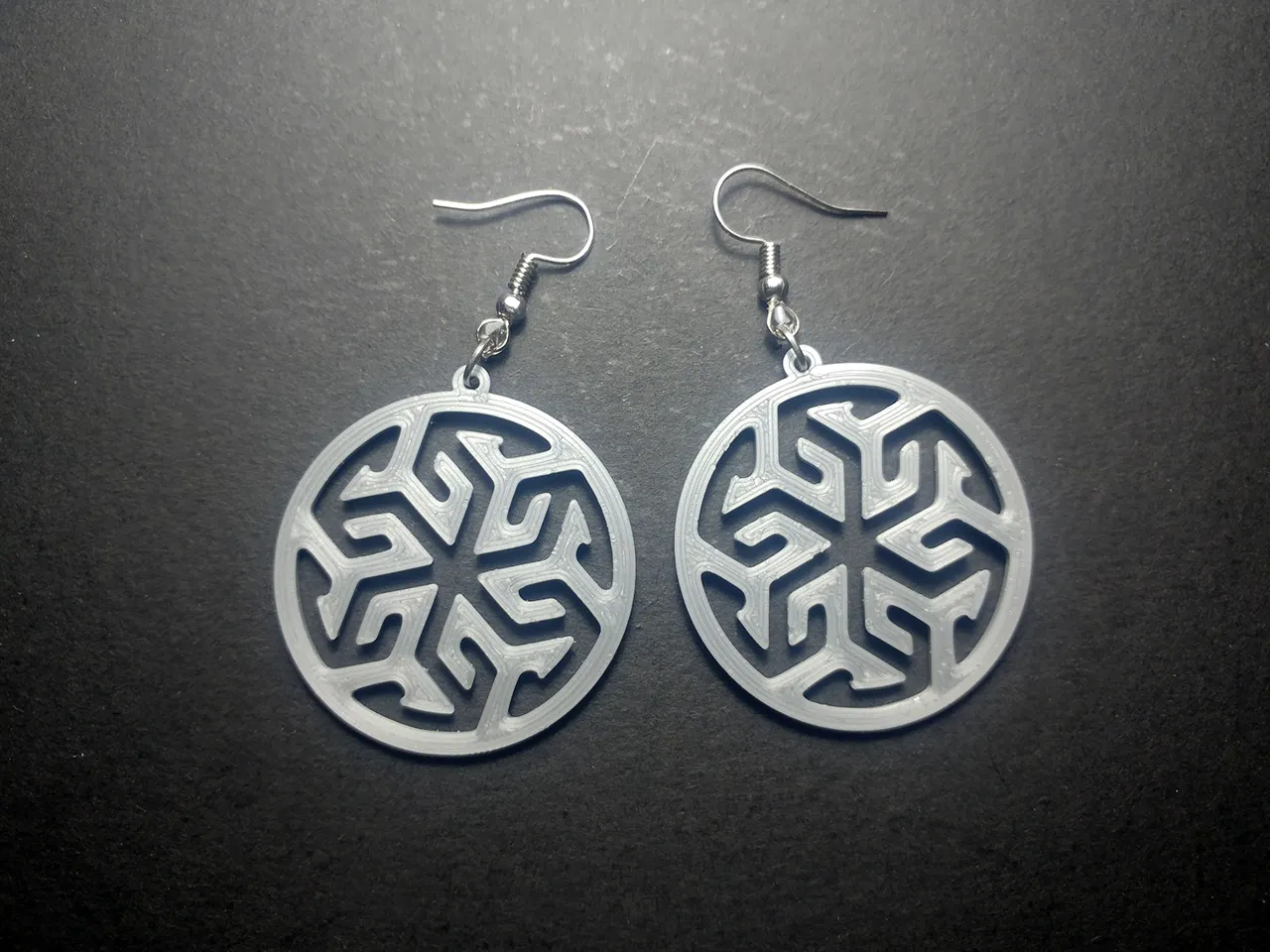 Wheel of Eternity Earrings view 4