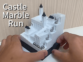 Miniatura 1 do modelo 3D 城堡弹珠轨道