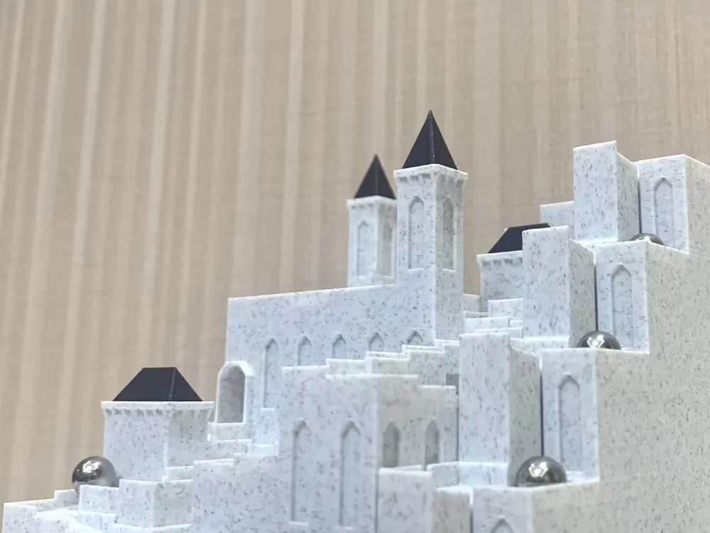 Castle Marble Run Free 3D Print Model MakerWorld