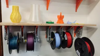 Filemant holder on the wall