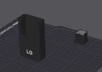 0.2mm layer, 2 walls, 8% infill (LG logo with snug fit)
