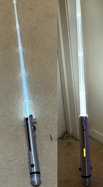 Modelo para impresión 3D: Ahsoka Tano's clone wars light saber — vista de referencia 4