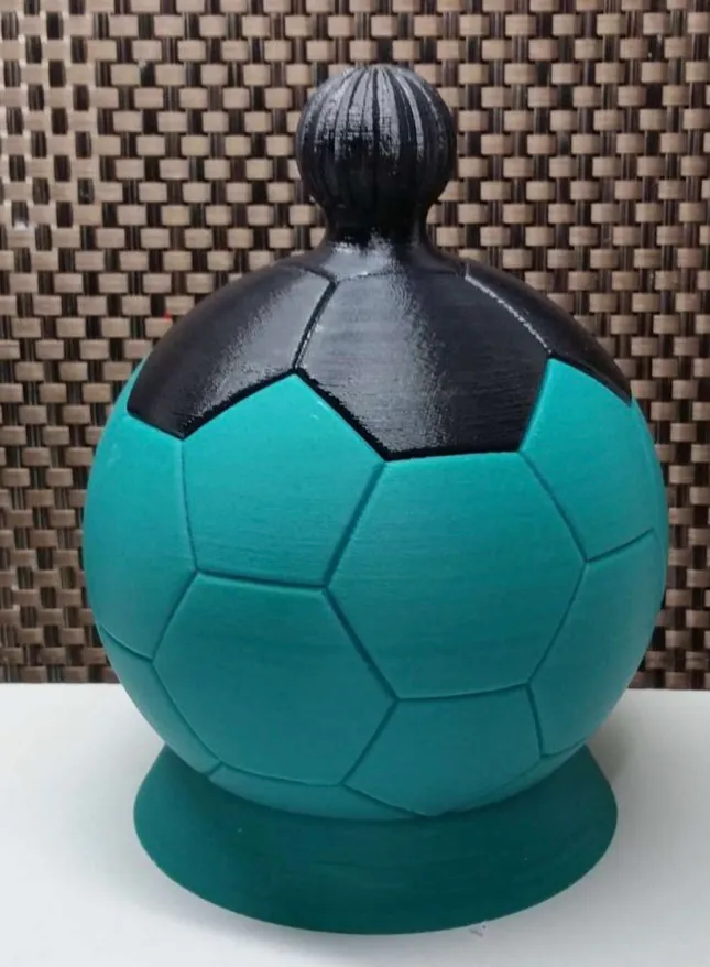 Soccer Ball Cookie jar by SneakGinger12 MakerWorld