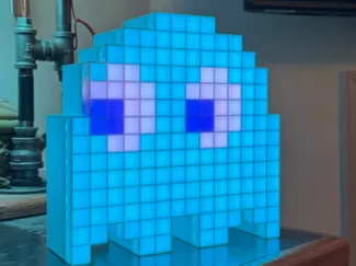 Pacman Ghost Lamp Animated