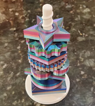 Shapes On A Screw / Threaded Post