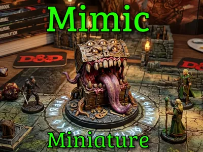 Mimic Chest Miniature - High detailed fast print