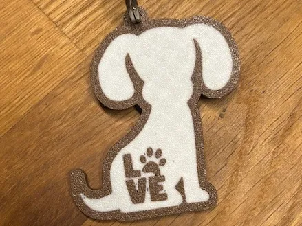 DogLove-Schlüsselanhänger