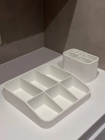 Modelo para impresión 3D: Органайзер для зубных щеток — vista de referencia 4