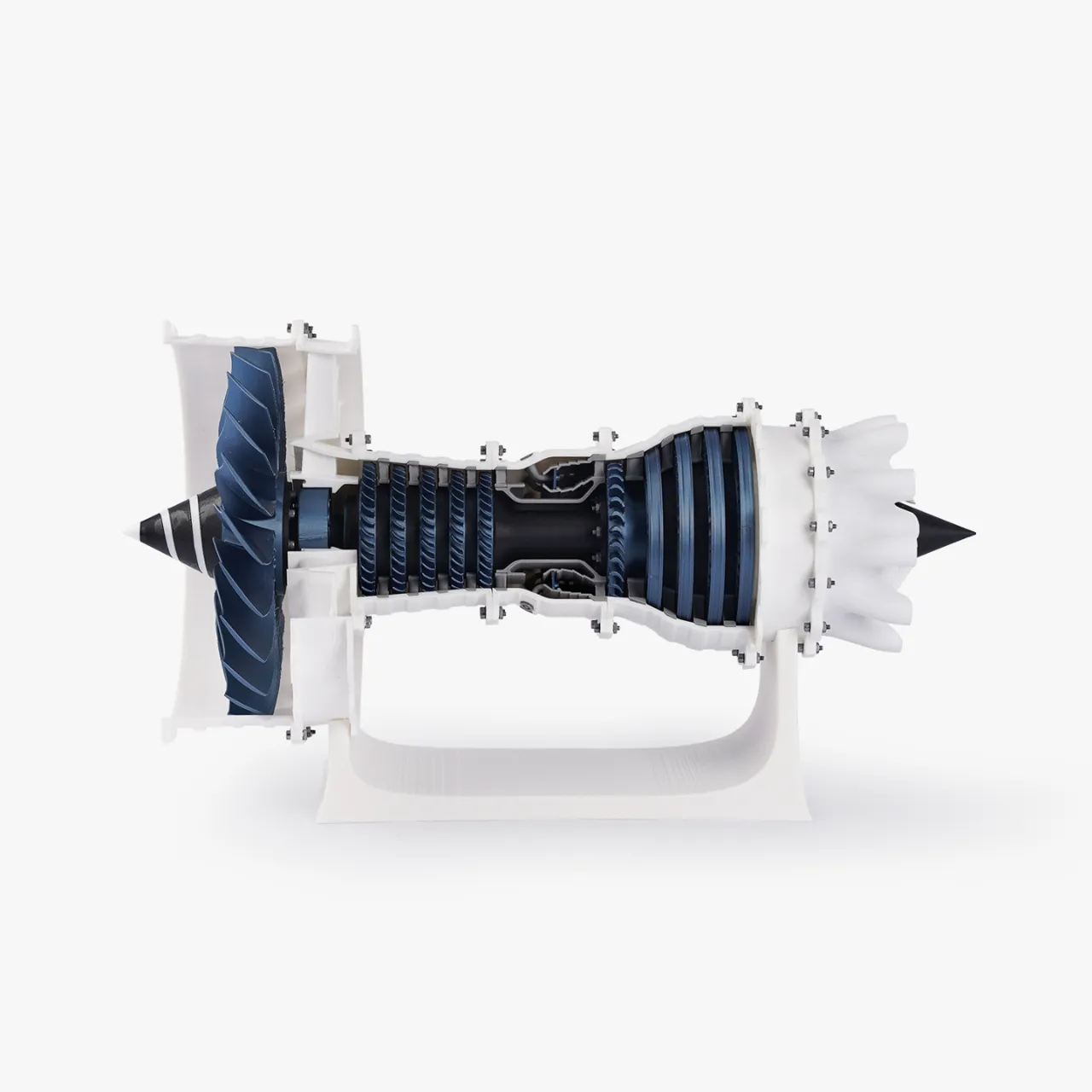 3D Printable Jet Engine view 2