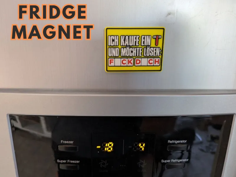 fridge magnet fuck you