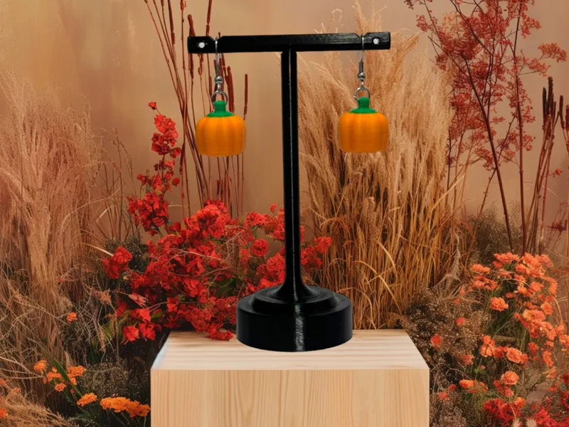 Candy Pumpkin Earring