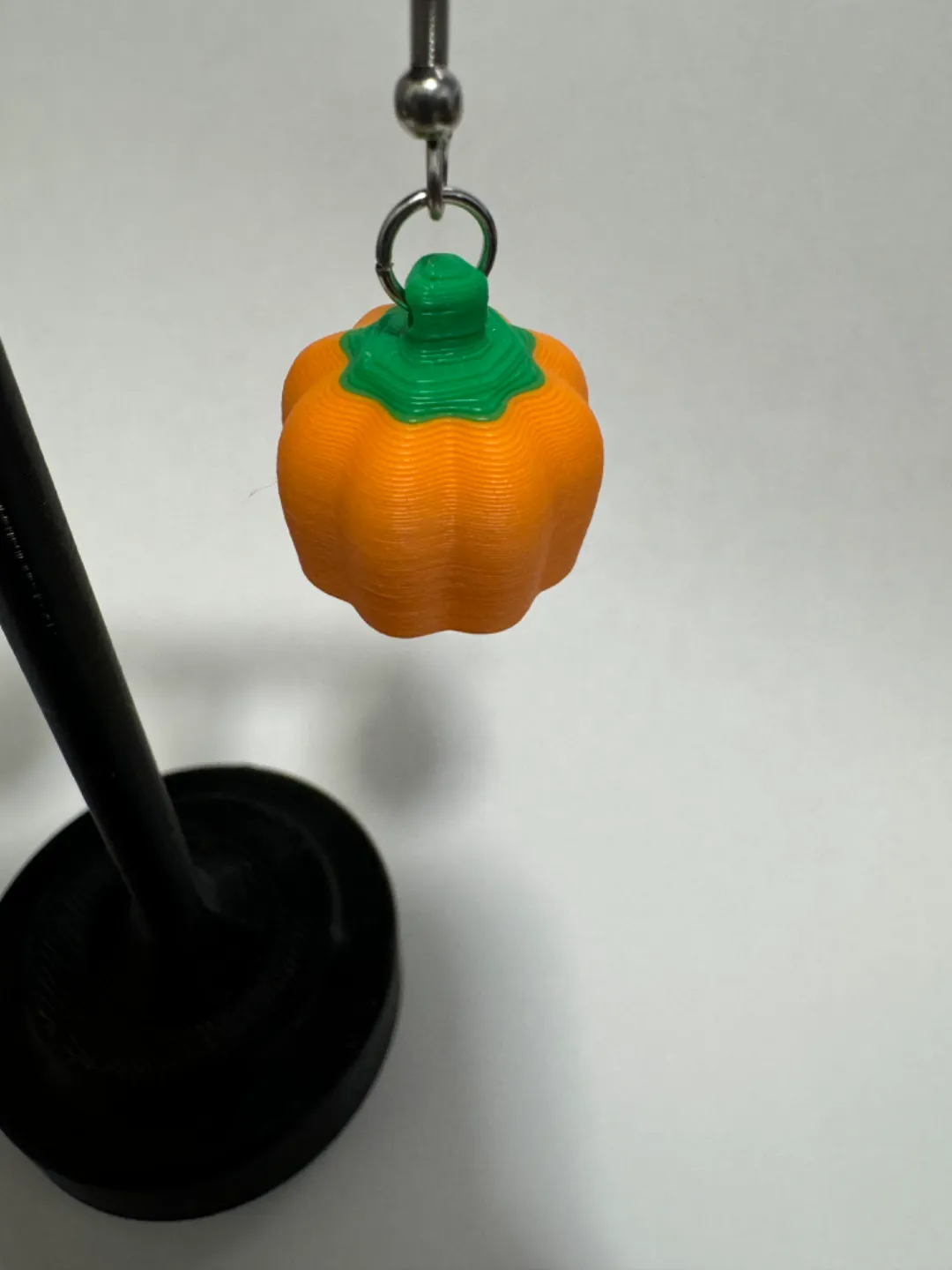 Candy Pumpkin Earring view 2