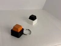 Fidget clicker keychain