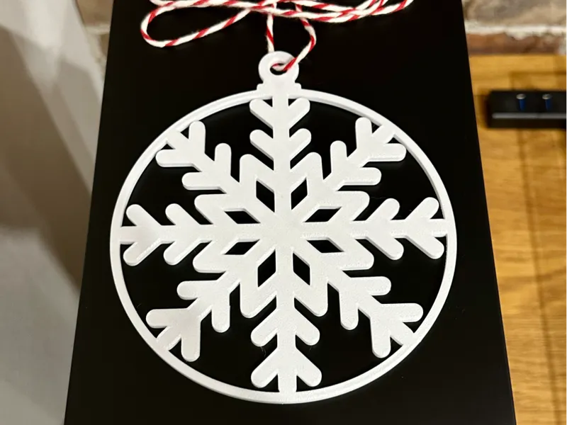 Winter window decoration