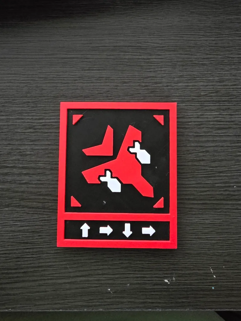 Magnetic Helldivers 2 Eagle Airstrike Plaque