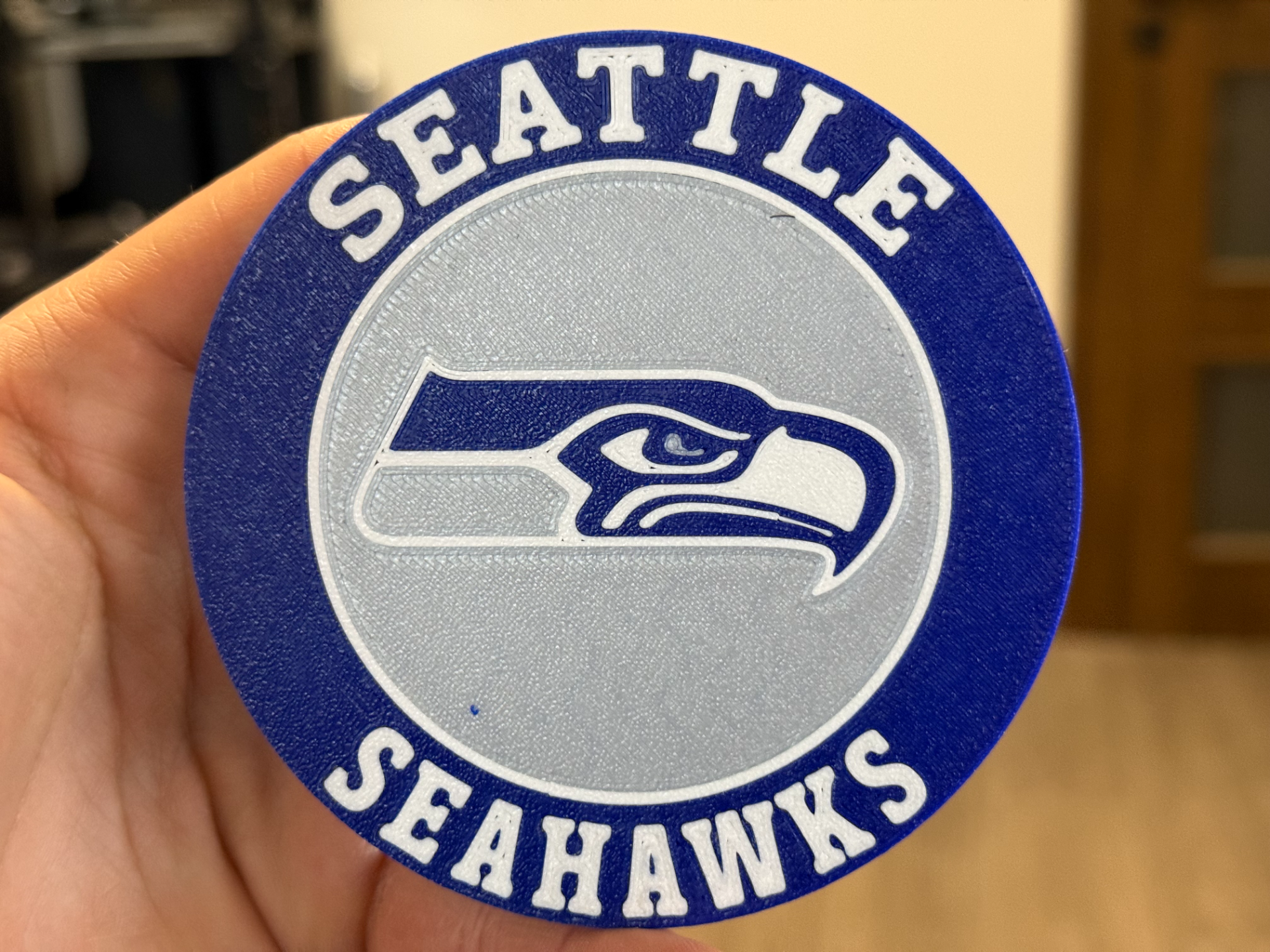 Seattle Seahawks NFL coaster