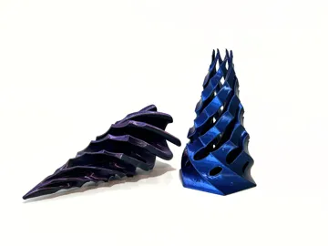 Objeto manipulable: Twisted Spiral Fidget Cone — vista de referencia 5
