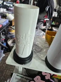 0.2mm layer, 2 walls, 15% infill Red Bull and RockStar base.