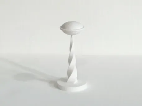 UFO going into space