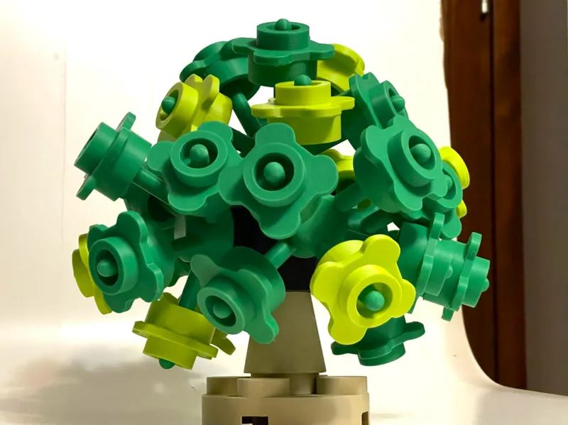 Alberello Bonsai Fiori in Mattoncini Giganti