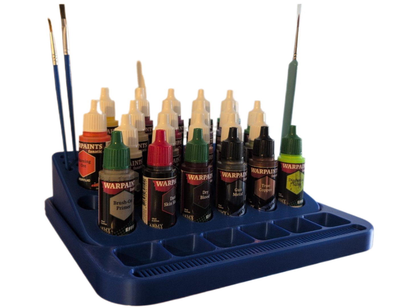 Paint tray for 22 Army Painter, Vallejo, GSW