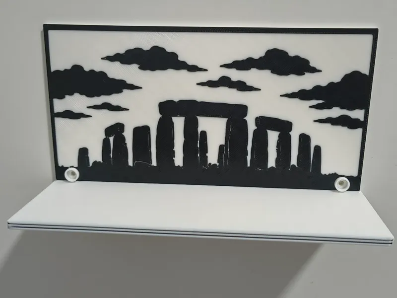 Stonehenge Ancient Wall Shelf