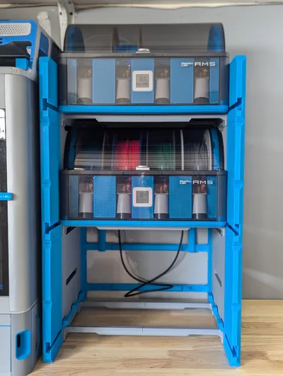 AMS Stacking System Roller Edition by RabidRabbit MakerWorld: Download ...
