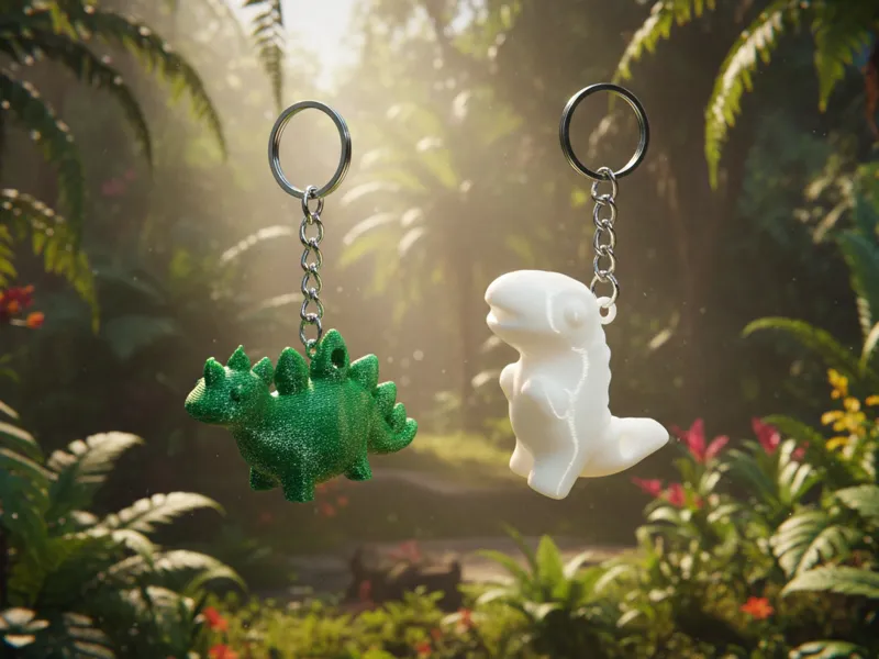 Cute Keychain Dinos