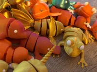 6 animaux flexi articulés sur le thème de l'eau — photo 6