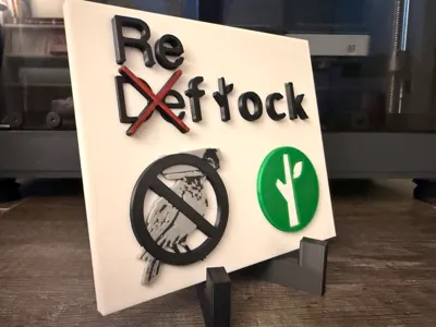 ReFlock - Pro Flock Sign Plaque Art 