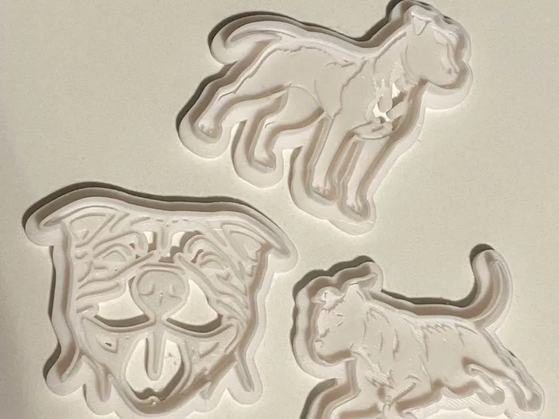 Amstaff staffordshire terrier cookie cutter