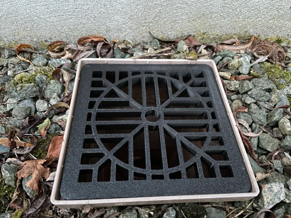 Drain / gutter / gully trap grill. 150mm by user_4285222087 MakerWorld