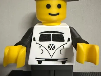 VW Bulli Brickman 20cm Figur