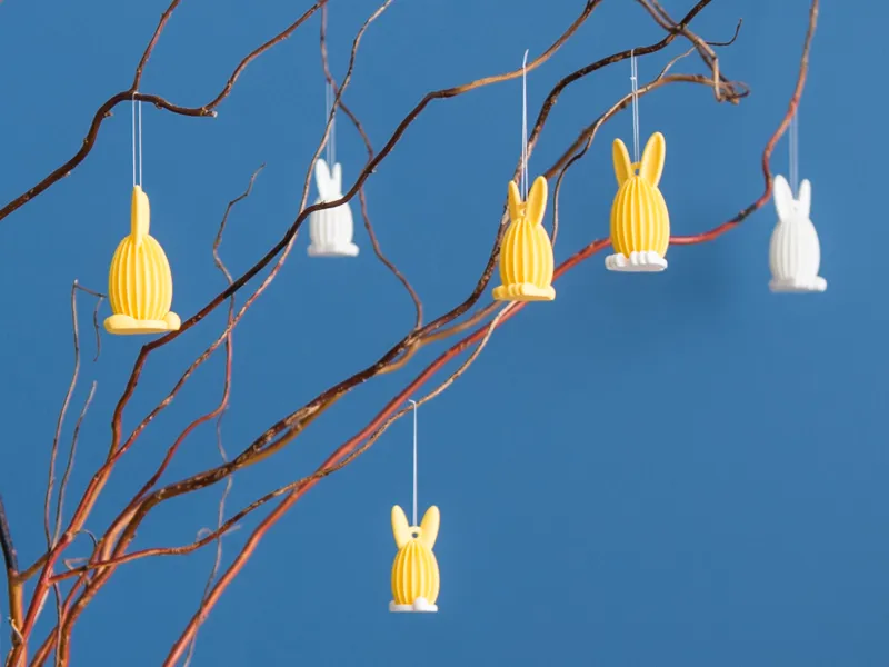 Ribbed Easter Egg Hangable