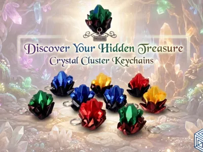 Crystal Keychains - Find Your Hidden Treasure!