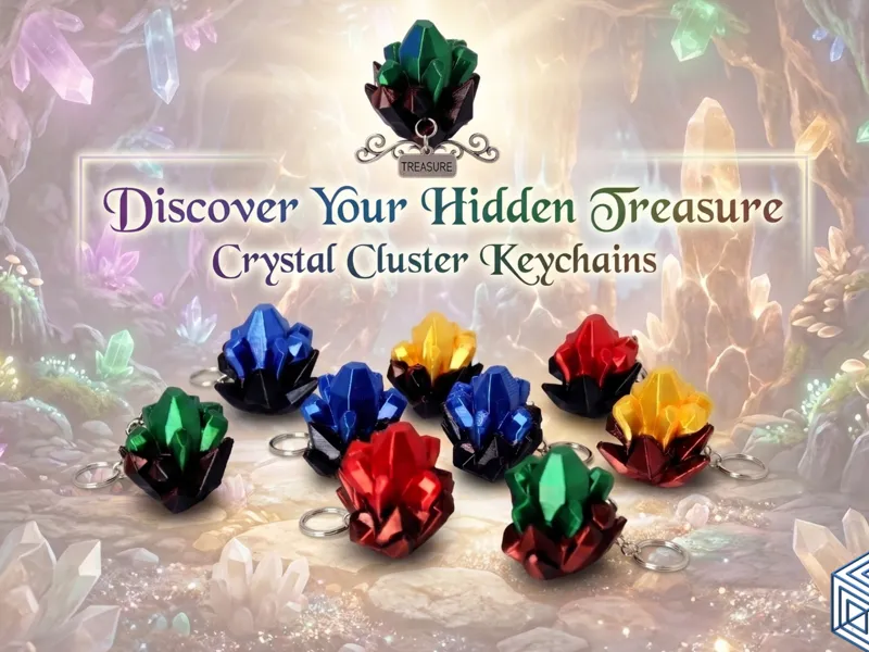 Crystal Keychains - Find Your Hidden Treasure!