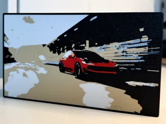 Lightbox Tesla Model 3 Hueforge