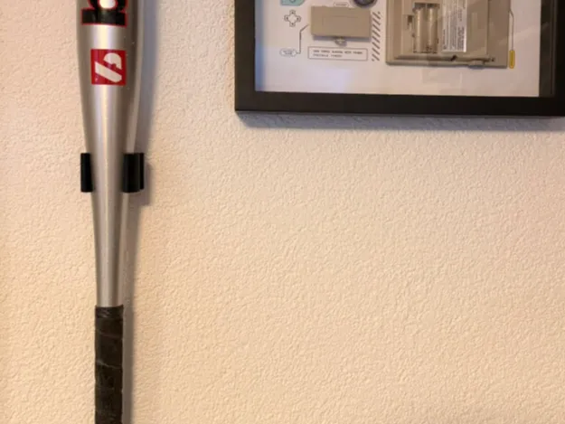 Baseballschläger Halter– vertikal + horizontal