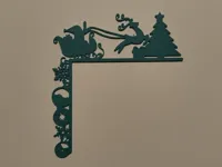 Ornement de porte Père Noël (coin de porte) — photo 2