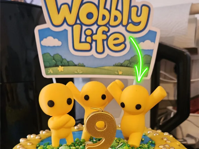 Running Scared Wobbly Figure Fun Gaming Character